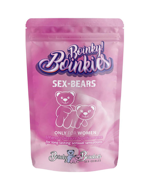 Boinky – Jeleuri afrodisiace Ursuleti - Gummy Sex Bears, cu aromă de fructe, pentru femei, 1 cutie x 6 buc