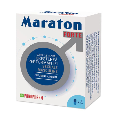SET: MARATON FORTE, cresterea performantei sexuale barbati, 4 capsule + Capsule Diblong Ginseng, 1 cutie x 2 buc