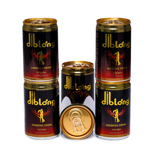 SET: Diblong Energy Drink - supliment alimentar pentru bărbați, băutură energizantă cu plante care ajută la menținerea sănătății sexuale și a funcției erectile, 6 x 150 ml