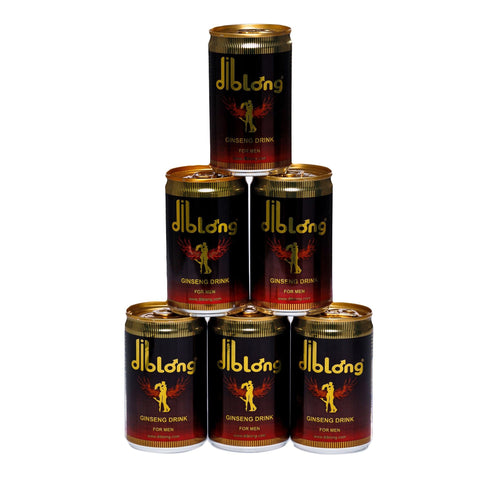SET: Diblong Energy Drink - supliment alimentar pentru bărbați, băutură energizantă cu plante care ajută la menținerea sănătății sexuale și a funcției erectile, 6 x 150 ml