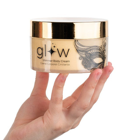 Crema pentru corp Orgie - Glow Shimmer, cu particule stralucitoare si hidratare intensa, 250 ml