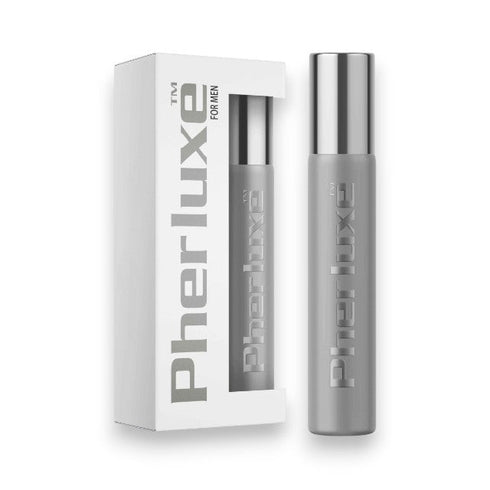 Parfum cu feromoni PherLuxe SILVER, cu note de mandarină, piper și lemn de santal, pentru barbati, 33 ml