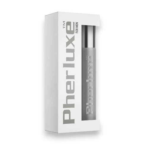 Parfum cu feromoni PherLuxe SILVER, cu note de mandarină, piper și lemn de santal, pentru barbati, 33 ml