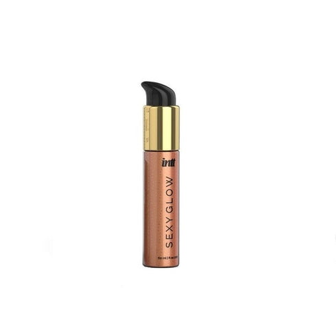 Crema iluminatoare pentru corp INTT SEXY GLOW, cu sclipici si aroma de vanilie, 60 ml
