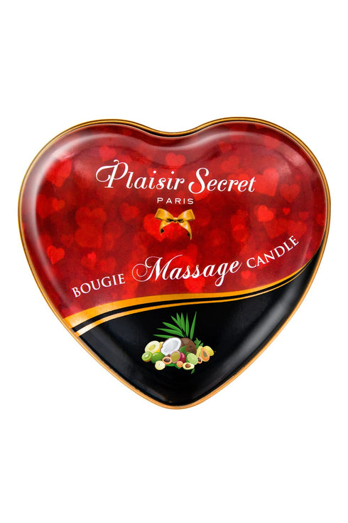 Lumanare pentru masaj cu feromoni BOUGIE - Secret Pleasure, cu aroma de fructe exotice, 35 ml
