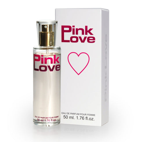 Parfum cu feromoni PINK Love - Aurora, cu note citrice, iris, si vanilie, 50 ml