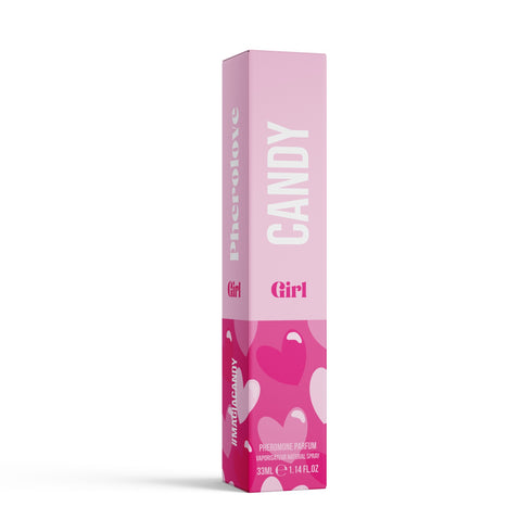 Parfum cu feromoni concentrat CANDY - Girl, cu note de vanilie si iasomie, pentru femei, 33 ml
