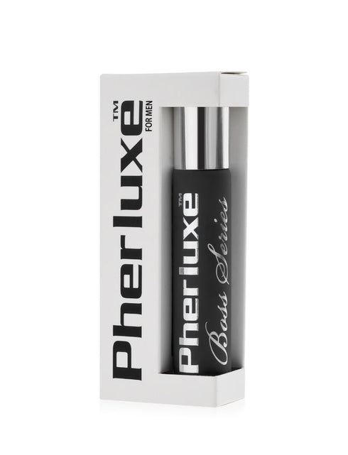 Parfum cu feromoni, PherLuxe Black, cu note de boabe de tonka, scortisoara, pentru barbati, 33 ml