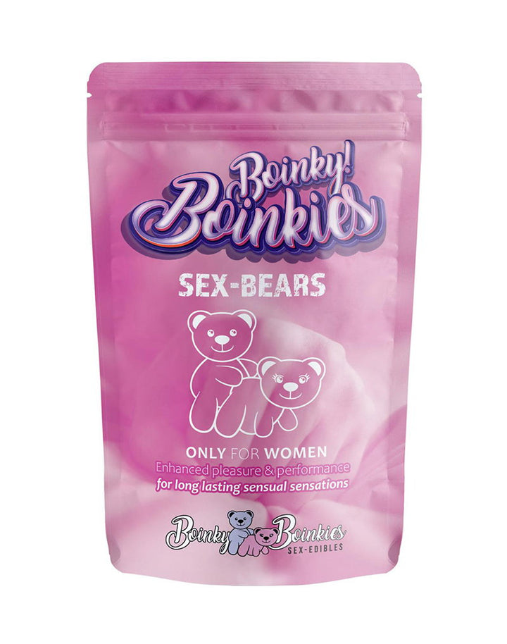 Boinky  – Jeleuri afrodisiace Ursuleti - Gummy Sex Bears, cu aromă de fructe, pentru femei, 1 cutie x 6 buc