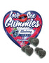 Boinky – Jeleuri afrodisiace - Love Sex Gummies, cu aromă de afine, unisex, 1 cutie x 6 buc