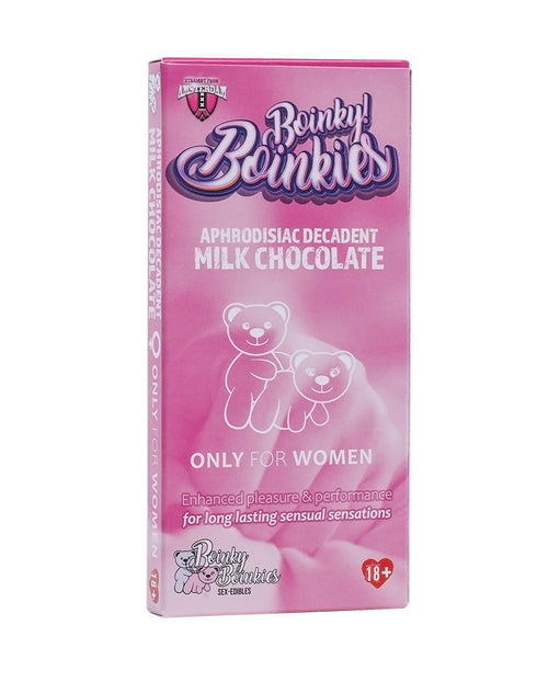 Boinky – Ciocolată premium afrodisiaca, cu lapte, pentru femei, 1 buc