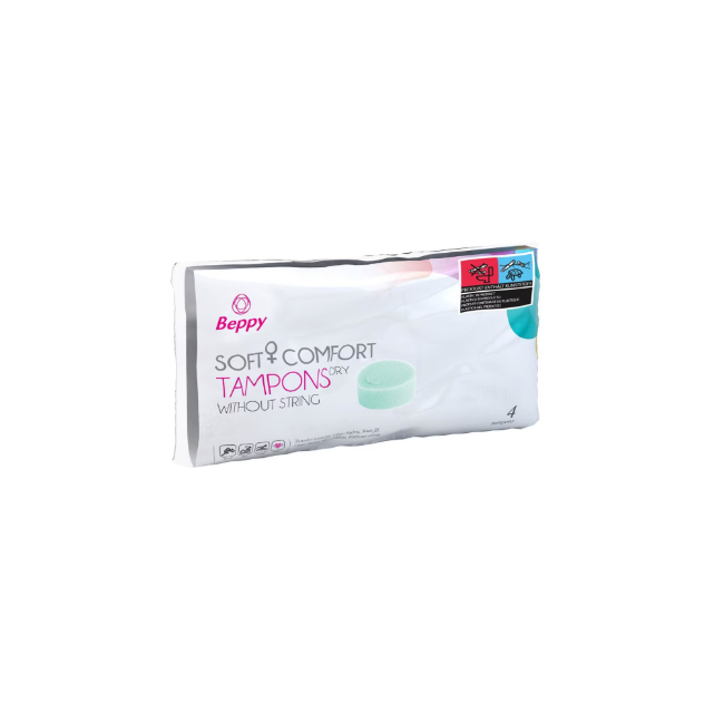 Tampoane interne - Beppy Soft & Comfort Dry - bureti menstruatie uscati, 4 buc