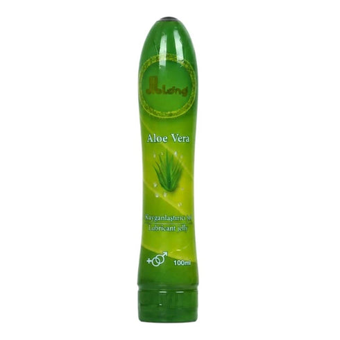 Diblong - Lubrifiant pe bază de apa, Jelly Aloe Vera, Verde, cu textură groasă si aloe vera, 100 ml