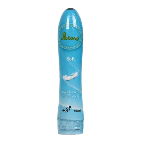 Diblong - Lubrifiant pe baza de apa, Jelly Soft, Albastru,  cu textura groasa, delicat cu pielea, 100 ml