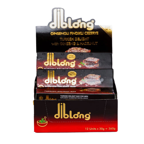 Diblong Turkish Delight for Man - supliment alimentar pentru bărbați pe bază de rahat turcesc, cu plante care susțin sănătatea sexuală și funcția de reproducere, 12 x 30g