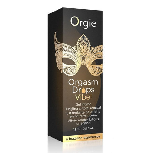 Picaturi gel intim ORGIE Orgasm Drops Vibe, pentru stimularea clitorisului si intensificarea senzatiilor,15 ml