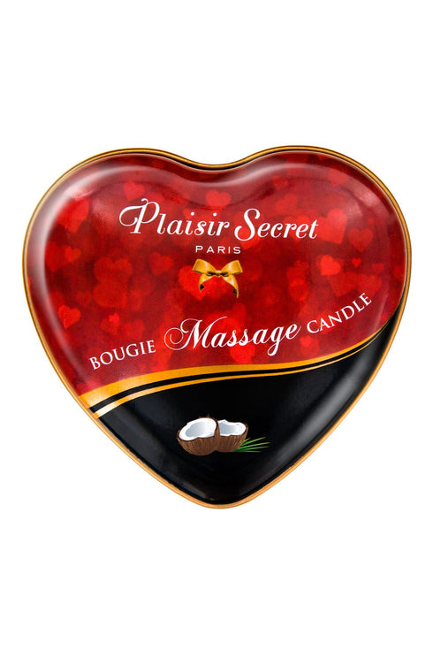 Lumanare pentru masaj cu feromoni BOUGIE - Secret Pleasure, cu aroma de nuca de cocos, 35 ml