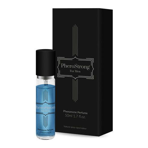 Parfum cu feromoni PHEROSTRONG Men, cu note de grepfrut, iasomie și patchouli, pentru bărbați, 15 ml