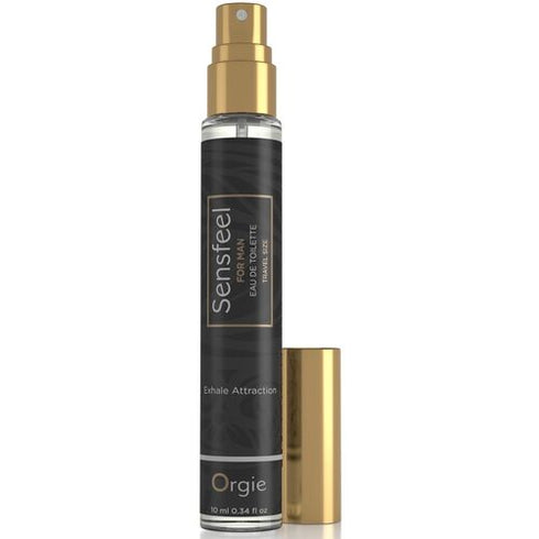 Parfum cu feromoni Orgie SensFeel - Attraction Men, cu note lemnoase si citrice, pentru barbati (travel size) 10 ml