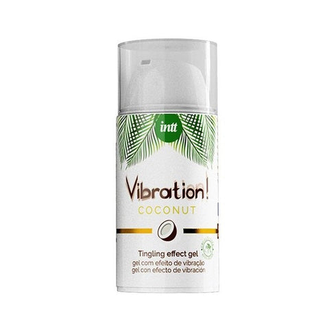 Gel INTT Vibration - Coconut, pentru stimulare si excitare in cuplu, senzatie vibranta, vegan, 15 ml