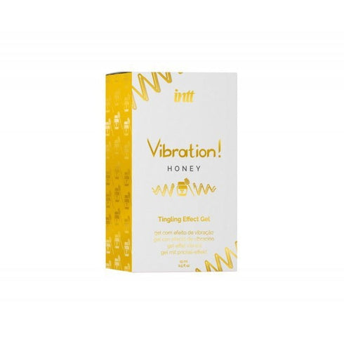 Gel INTT Vibration - HONEY, pentru stimulare si excitare in cuplu, efect de incalzire, 15 ml