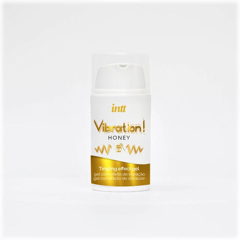 Gel INTT Vibration - HONEY, pentru stimulare si excitare in cuplu, efect de incalzire, 15 ml