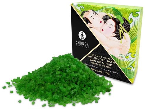 Sare de baie cu efect afrodisiac Shunga - Oriental Lotus, cu aroma de flori de lotus 75 gr