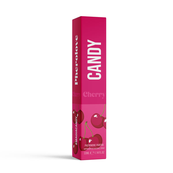 Parfum cu feromoni concentrat CANDY - Cherry, cu note fructate, cirese, zmeura, bezea, pentru femei,33 ml