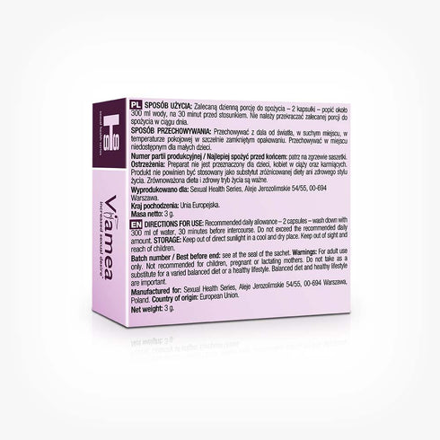 Capsule VIAMEA, pentru cresterea libidoului feminin si orgasm intens, 1 cutie x 4 buc
