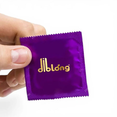 Prezervative DIBLONG XL, lubrifiate, din latex, 55 ± 2 mm, 10 buc